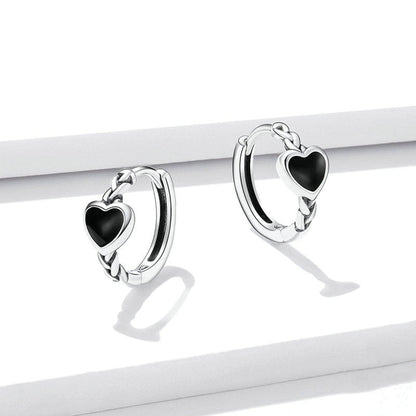 Heart Hoop Earrings