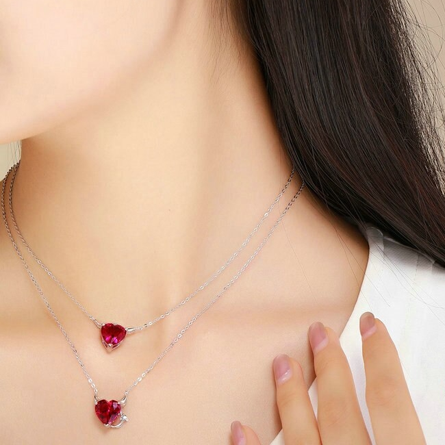 Red Heart Necklace