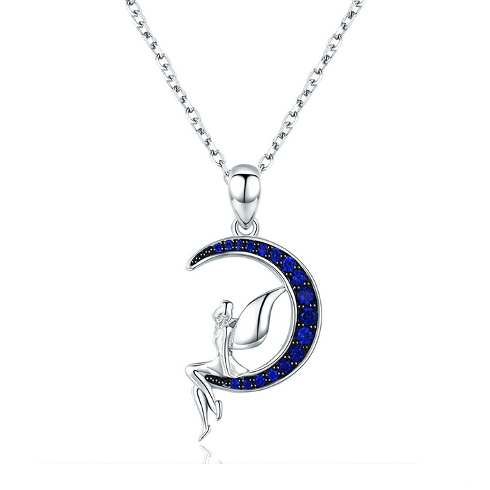 Fairy on the Moon Necklace