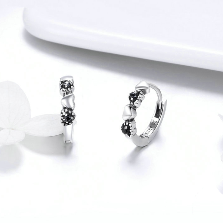 Heart Hoop Earrings