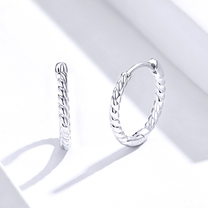 Braided Hoop Earrings