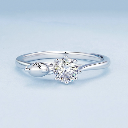 Solitaire Ring with Cat