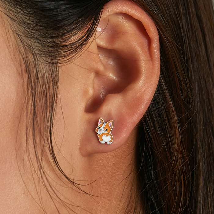 Small Fox Earrings