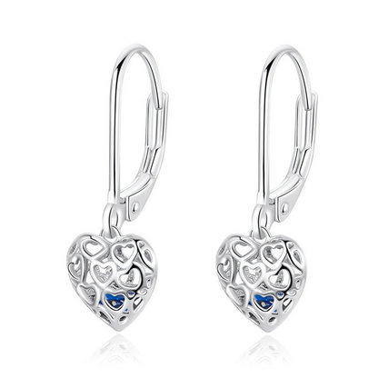 Heart Pendant Earrings