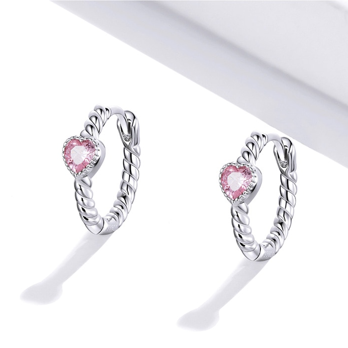 Heart Hoop Earrings