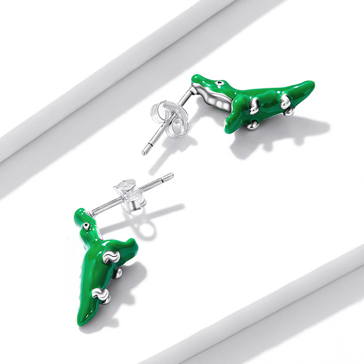 Crocodile Earrings