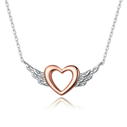 Winged Heart Necklace