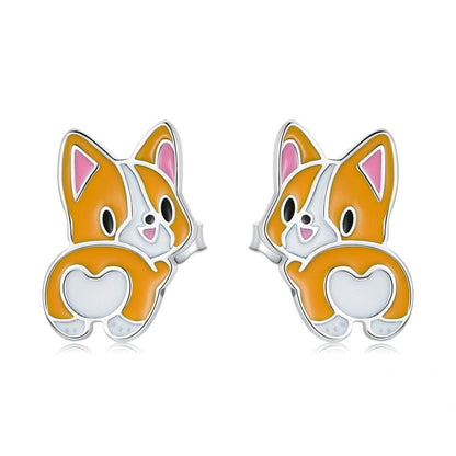 Small Fox Earrings