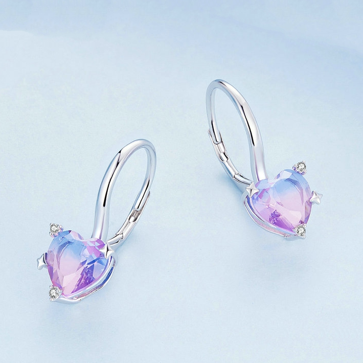 Heart Pendant Earrings