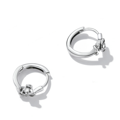 Koala Hoop Earrings