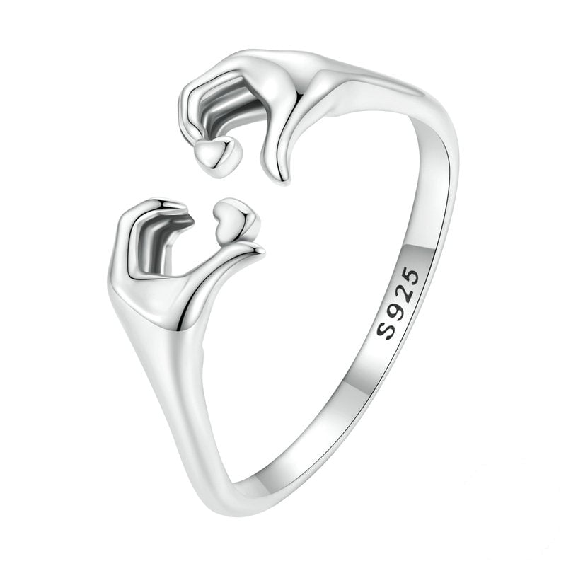 Hug Ring with Hearts