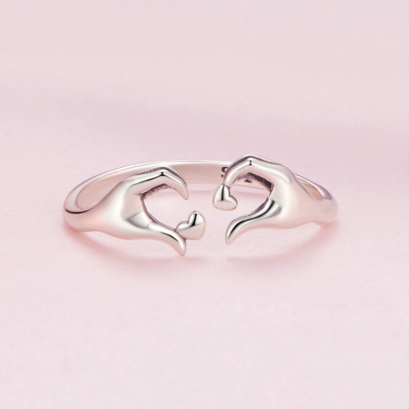 Hug Ring with Hearts