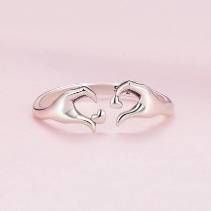 Hug Ring with Hearts