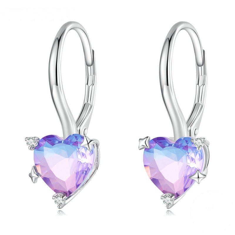 Heart Pendant Earrings