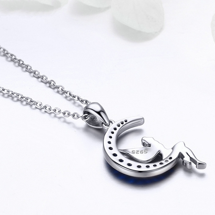 Fairy on the Moon Necklace