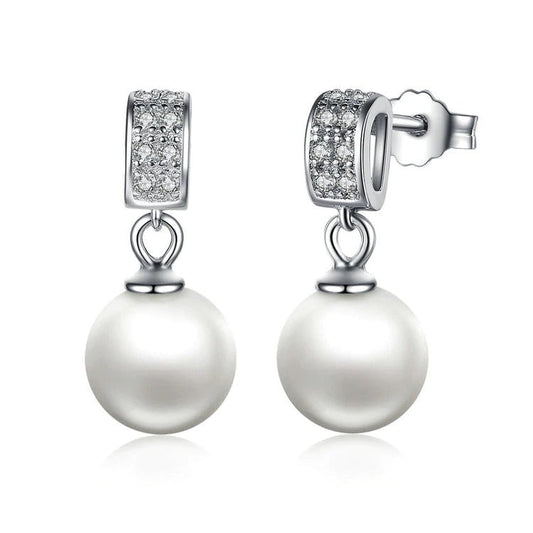 Bright Pearl Earrings