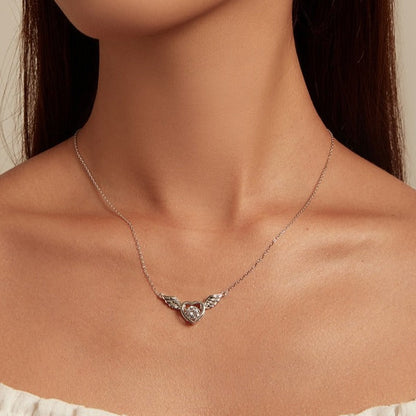 Winged Heart Necklace