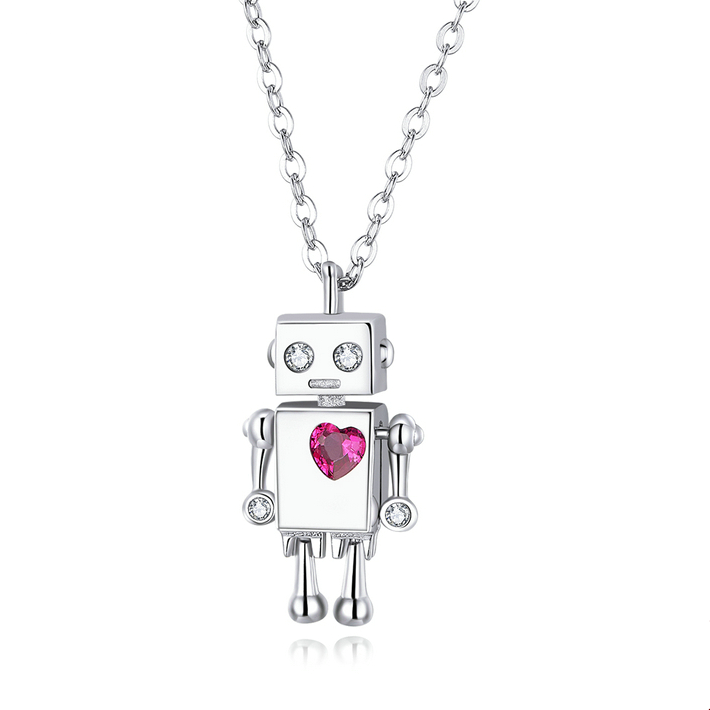 Love Robot Necklace