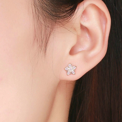 Shiny Flower Earrings