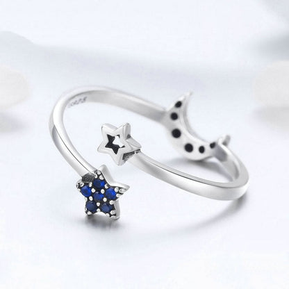 Moon and Stars Ring