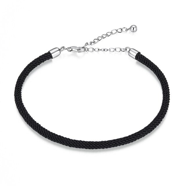 Black Cord Bracelet