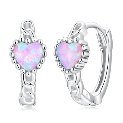 Heart Hoop Earrings