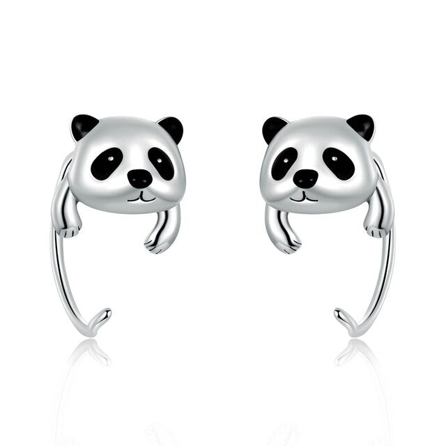 Panda Earrings