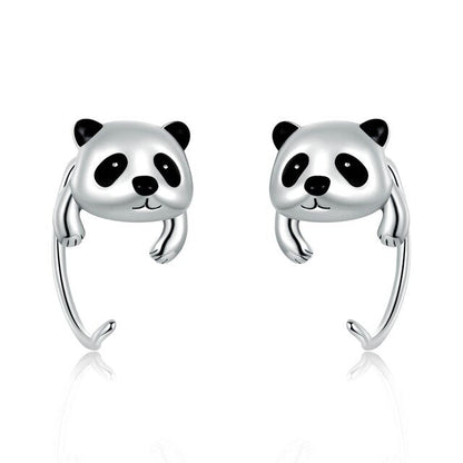 Panda Earrings