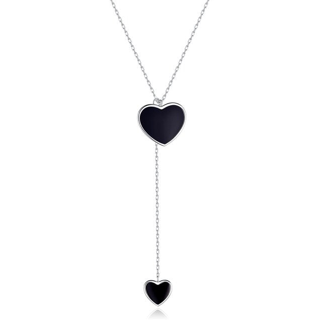 Black Hearts Necklace