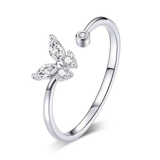 Brilliant Butterfly Ring