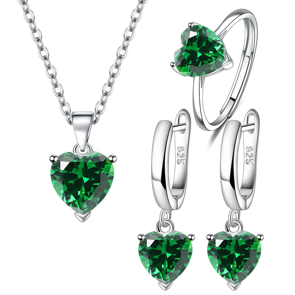 Heart Jewelry Set