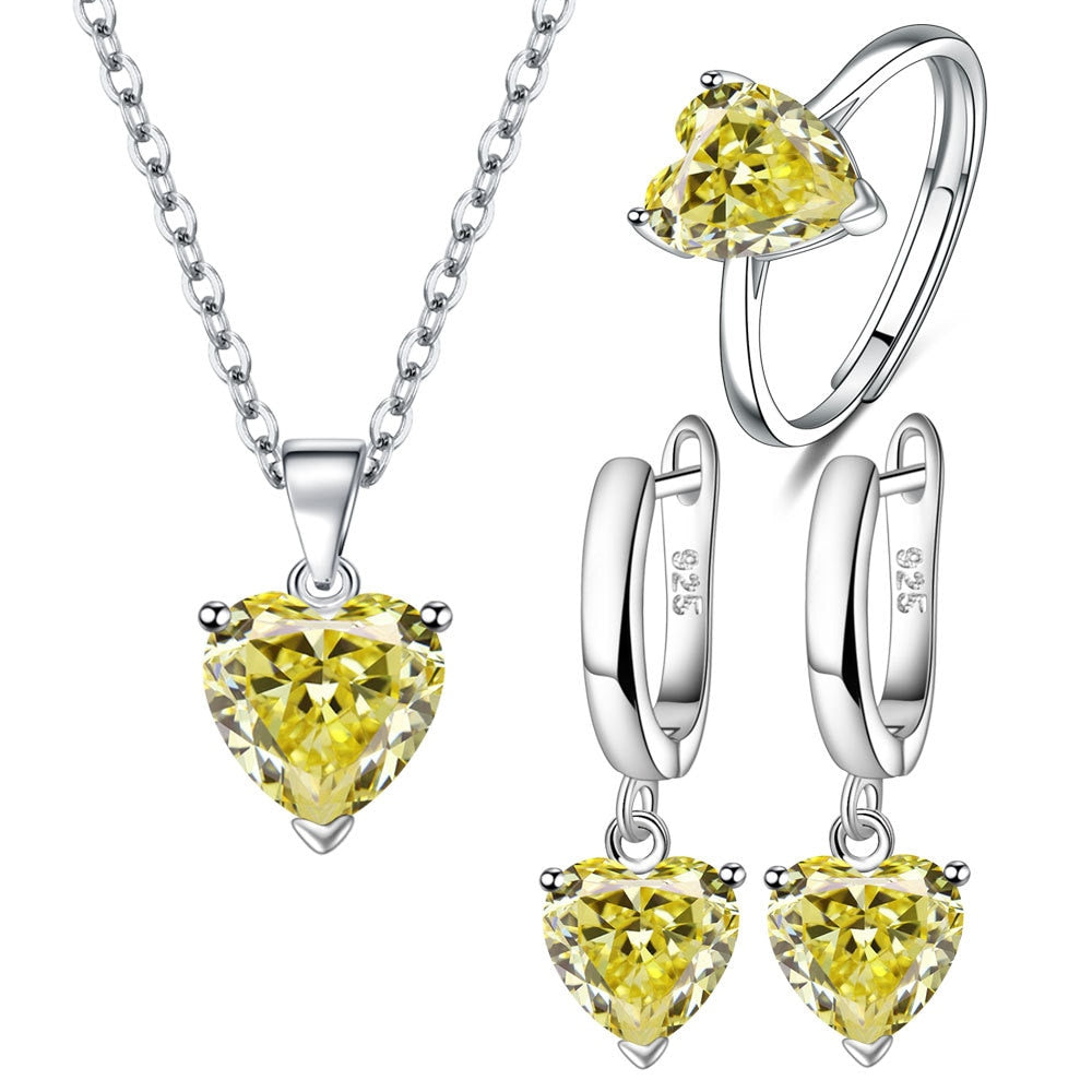 Heart Jewelry Set